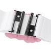INSPIRE CHIC Women's Large Chiffon Rose Double-Flower Elastic Stretch Wide Corset Waist Belt 1 Pc - 3 of 4