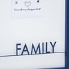HomeRoots 16" X 16" Blue And White Family Wood and Metal Square Magnetic Memo Board - 4 of 4