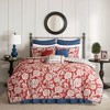 9pc Rose Cotton Twill Duvet Cover Set - 2 of 4