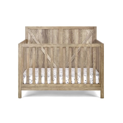 Rustic white crib target sale