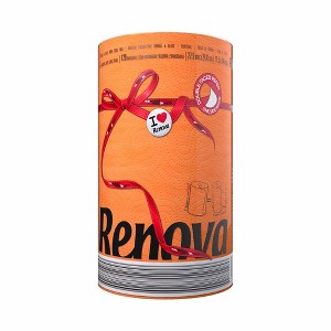 Renova Paper Towel Pack - 1 Roll - 120 Sheets - 2 Ply - FSC Certified - Sustainable & Absorbent - 1 of 4