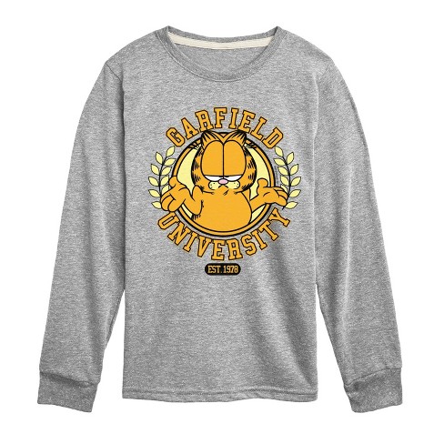 Boys' - Garfield - University Long Sleeve Graphic T-Shirt - image 1 of 4