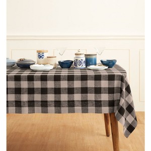 Solino Home Linen Buffalo Check Tablecloth - 1 of 4