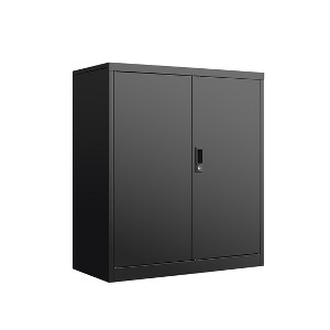 Okak Metal Storage Cabinet with Locking Doors and Adjustable Shelf, Folding Cabinet, Cabinet for Home Office,School,Garage - 1 of 4