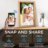Sungale 21in Cloud Frame- Easy PhotoShare APP- 20GB Cloud Storage Auto-Rotate with HD IPS LCD Screen - 2 of 4