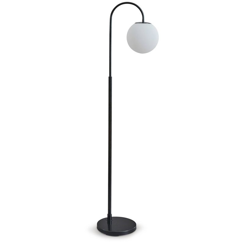Signature Design by Ashley Walkford Floor Lamp Black/White, 1 of 6