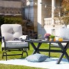 Patio Festival 4pc Steel Patio Conversation Set - 4 of 4