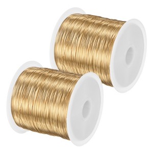 Unique Bargains DIY Crafting Copper Jewelry Beading Wire Roll - 1 of 4
