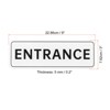 Unique Bargains Smooth Self-Adhesive Decor Home Business ENTRANCE Sign 2 Pcs - 2 of 4