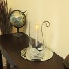Pacific Accents Sedona Floating Taper Candle Hurricane With Included 9-Inch White Taper Candle - 2 of 3