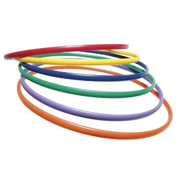 Sportime UltraHoops, 24 Inches, Multiple Colors, set of 6