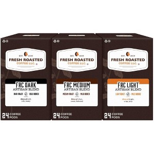 Fresh Roasted Coffee - Signature Blends Variety Pack - 72CT Single Serve Pods - 1 of 4