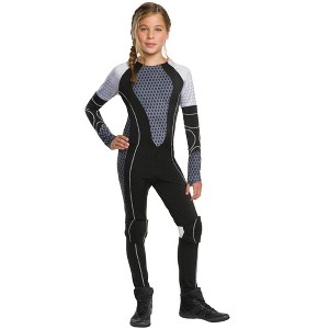 Rubies Girl's Tween Catching Fire Katniss Costume Black - 1 of 2