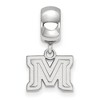 Black Bow Jewelry Sterling Silver Montana State Bobcats NCAA Bead Charm - 2 of 4