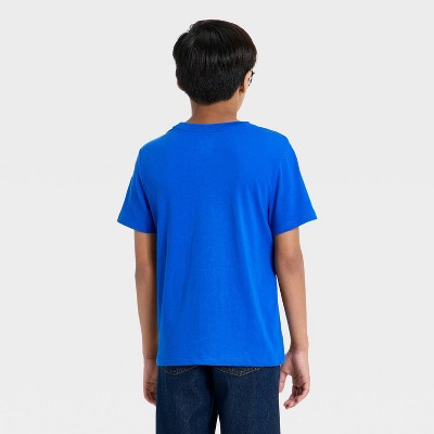 Детские Cat & Jack Boys' Short Sleeve California Graphic T-Shirt - Cat & Jack™ Blue M — фото 3