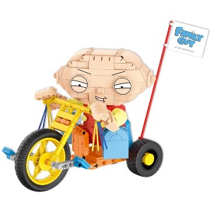 Brickcraft Family Guy Stewie On Trike Building Set - 429-Piece Kit