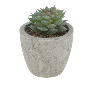 Unique Bargains Artificial Plants Plastic 2.76"x2.76"x3.15" 1Pc - 1 of 4