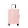 Cesicia 3 Pcs ABS Luggage with 360¡ã Spinner Wheel , Carry on Suitcase, with Cup Holder & USB Port, 20"/24"/28" - 4 of 4