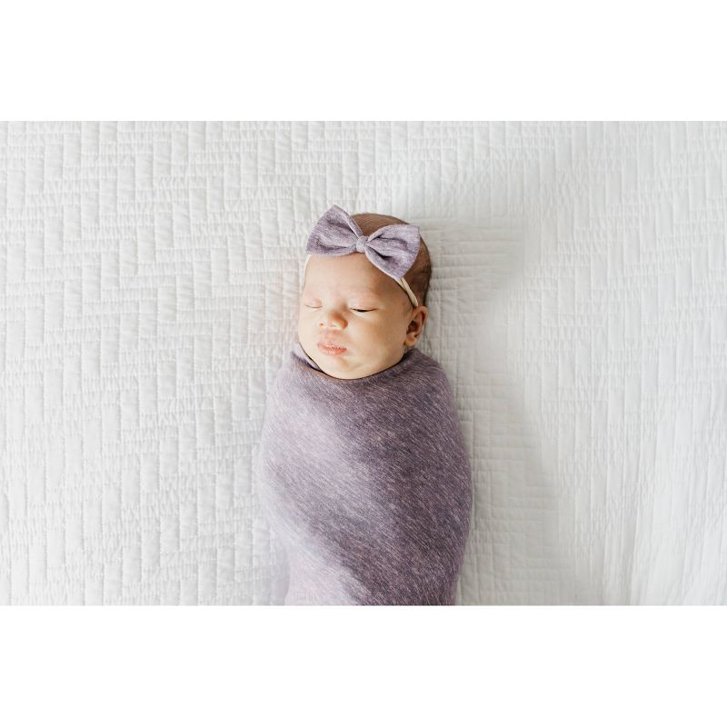 Copper Pearl Bloom Knit Swaddle Blanket, 4 of 7