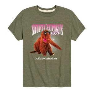 Boys' - Sesame Street - Snuffleupagus Collage Short Sleeve Graphic T-Shirt - 1 of 4