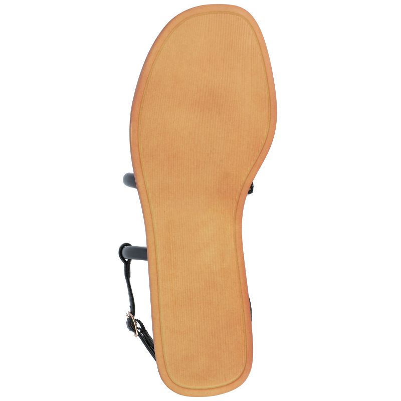 Journee Collection Womens Karrio Tru Comfort Foam Buckle Sling Back Flat Sandals, 6 of 11