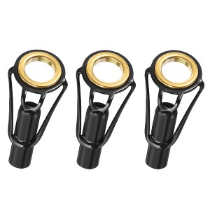 Unique Bargains Stainless Steel Ring Guide Fishing Rod Tip Repair Kits 3 Pcs - 1 of 4