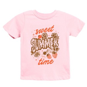 The Juniper Shop Sweet Summer Time Strawberry Youth Short Sleeve Tee - 1 of 4
