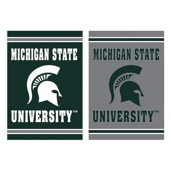 Embossed Suede Flag, House Size, Michigan State University