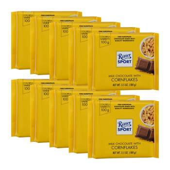 Ritter Sport Milk Chocolate With Cornflakes Bar - Case of 10/3.5 oz