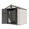 UPTIOT Outdoor Durable Resin Storage Shed - 4 of 4
