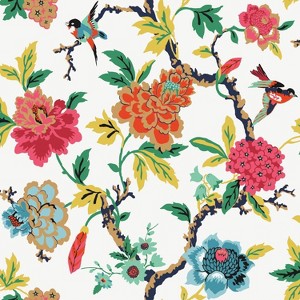 RoomMates Candid Moments Peel and Stick Wallpaper Red: Removable Vinyl, Boho Style, Self-Adhesive, 28 Sq Ft Coverage - 1 of 4