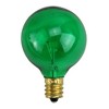 Northlight Transparent G40 Globe Incandescent Christmas Replacement Bulbs - Green - Pack of 25 - 2 of 2