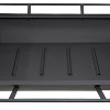 Sunnydaze Outdoor Camping or Backyard Rectangular Northland Fire Pit with Cooking Grill Grate, Spark Screen, Log Poker, and Fire Pit Cover - 36" - 3 of 4
