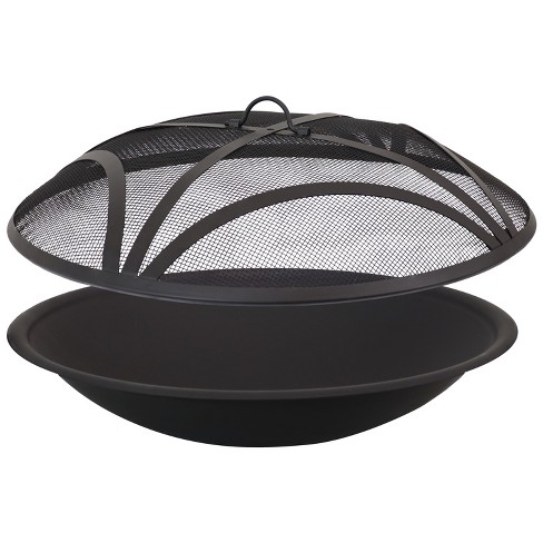 Sunnydaze Outdoor Replacement Steel Fire Pit Bowl With Spark 