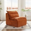 Sapphtopaz Sofa Chair with Upholstered Backrest Comfy Couches for Living Room with Removable Cushion Couch for Apartment,Bedroom - 4 of 4