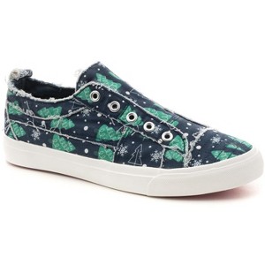 Corkys Womens Babalu Casual Slip On Fashion Sneaker, Holiday Print - 1 of 2