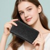 BEAFUP Women's Wallet - RFID Blocking PU Leather Purse with Detachable Strap,Large Capacity Double Zip Vegan Leather for Everyday Use,Travel - 2 of 4