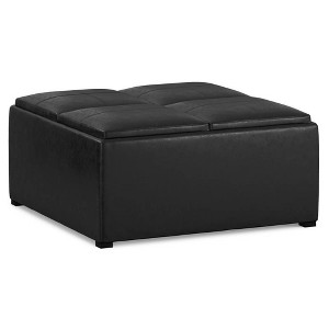 Franklin Square Coffee Table Storage Ottoman and benches - WyndenHall - 1 of 4