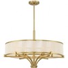Savoy House Wynwood 6 - Light Chandelier in  Warm Brass - 2 of 4
