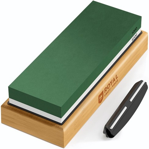 Royal Craft Wood Premium Whetstone Knife Sharpening Kit (green) : Target