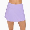 Calypsa Women's Plus Size Chlorine Resistant High Waisted Mini Swim Skirt With Shorts - 4 of 4