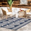 Nuloom Ranya Geometric Indoor/Outdoor Area Rug, 5' x 8', Navy - 2 of 4