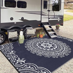 Garvee Reversible Mats, Plastic Straw Rug, Large Floor Mat for Outdoors - 1 of 4