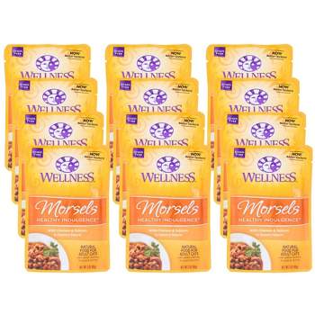 Wellness Morsels with Chicken and Salmon in Sauce Wet Cat Food - Case of 24/3 oz