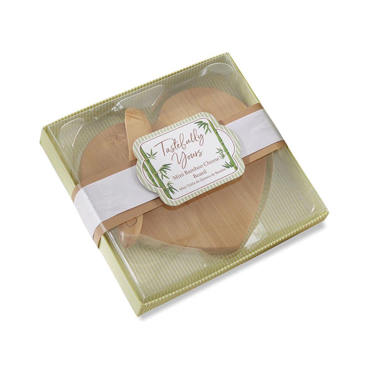 Kate Aspen "Tastefully Yours" Heart Shaped Bamboo Cheese Board, (Set of 2) | 22126NA - thumbnail 8