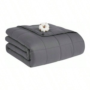 Weighted Blanket for Adults, 48x72, 10lbs, Soft Heavy Blanket with Glass Beads - 1 of 4
