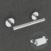 LunaLulinlk Double Post Pivoting Wall Mounted Polished Stainless Steel Toilet Paper Holder for Bathroom RV - 2 of 4