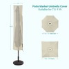 Sonkuki Table Umbrella Cover, 7.5–11ft Patio Deck Zippered Parasol Waterproof Umbrella Covers for Outdoor Umbrellas - 3 of 4