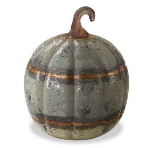 TAG Rustic Metal Pumpkin Tabletop Mantel Decorations Large, 9.0 inch - 1 of 3