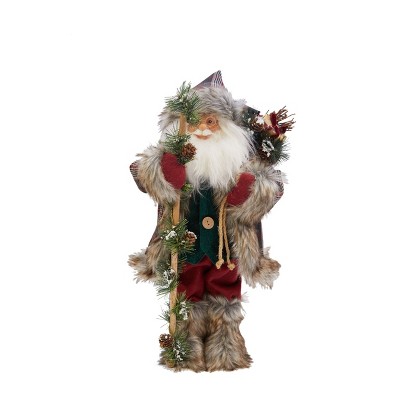 Season's Designs 18In Santa W/ Fur Coat